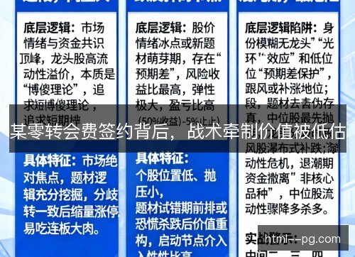 某零转会费签约背后,战术牵制价值被低估 某零转会费签约背后,战术牵制价值被低估